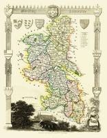 Thomas Moules Map of Buckinghamshire 1837