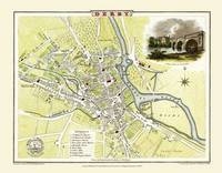 Cole and Roper Map of Derby 1806