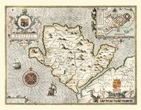 John Speeds Map of Anglesey 1611