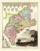 Thomas Moules Map of Cumberland 1837 - Thomas Moule