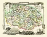 Thomas Moule Map of Norfolk 1837