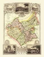 Thomas Moules Map of Leicestershire 1837