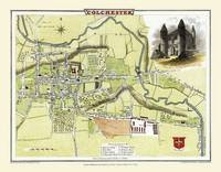 Cole and Roper Map of Colchester 1805 -  Cole and Roper