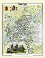 Cole and Roper Map of Exeter 1805 -  Cole and Roper