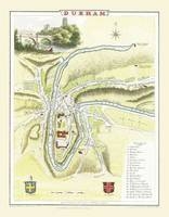 Cole and Roper Map of Durham 1804 -  Cole and Roper