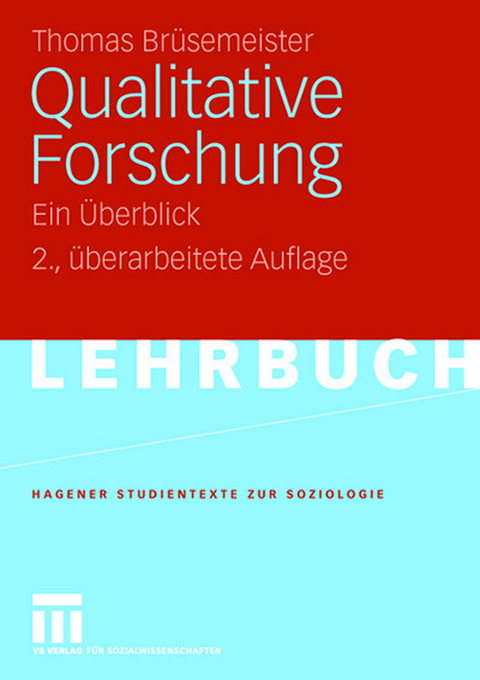 Qualitative Forschung - Thomas Br&uuml;semeister