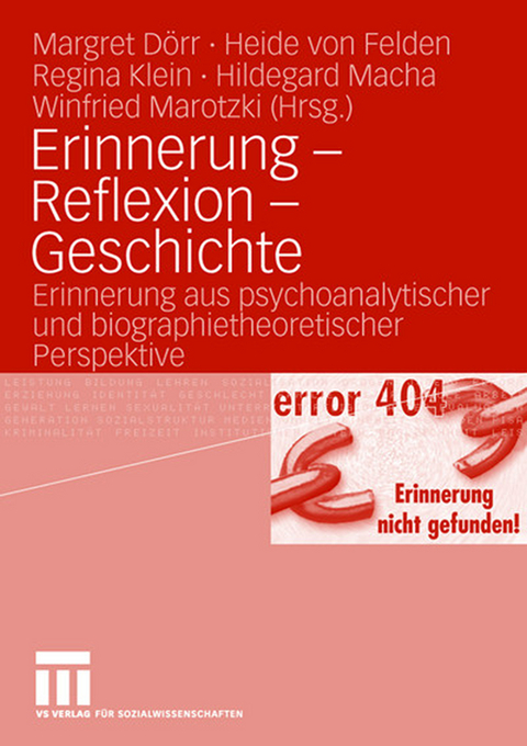 Erinnerung - Reflexion - Geschichte - 