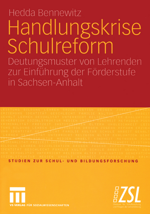 Handlungskrise Schulreform - Hedda Bennewitz