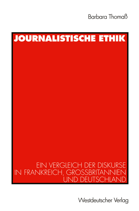 Journalistische Ethik - Barbara Thoma&szlig;