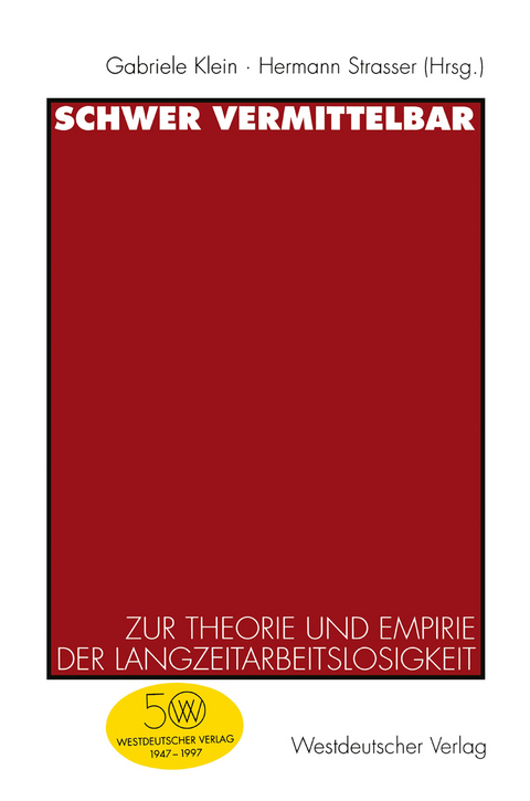 Schwer vermittelbar - 