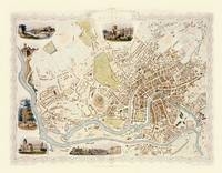 John Tallis Map of Bristol 1851 - John Tallis