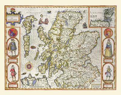 John Speeds Map of Scotland 1611 - John Speed