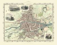 John Tallis Map of Cork 1851