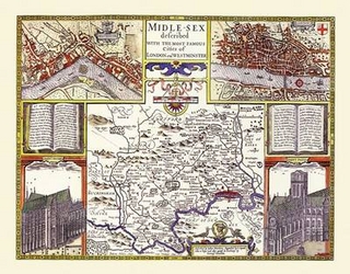 John Speeds Map of  Middlesex 1611