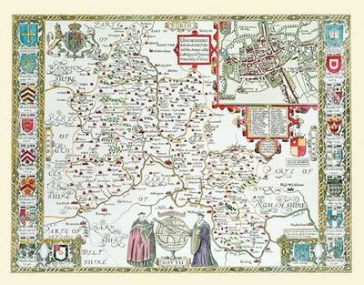 John Speeds Map of Oxfordshire 1611 - John Speed