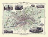 John Tallis Map of Glasgow 1851 - John Tallis