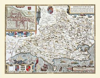 John Speeds Map of Dorsetshire 1611