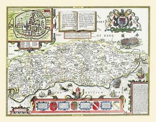John Speeds Map of Sussex 1611