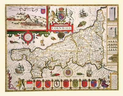 John Speeds Map of Cornwall 1611 - John Speed