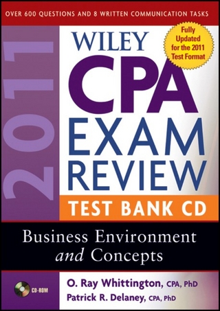 Wiley CPA Exam Review 2011 Test Bank CD, Business Environment and Concepts
