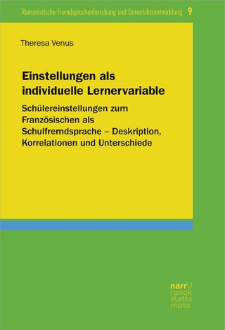 Einstellungen als individuelle Lernervariable