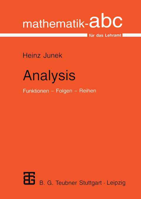 Analysis - Heinz Junek