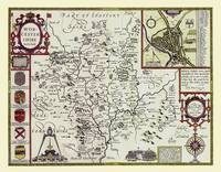 John Speeds Map of Worcester 1611