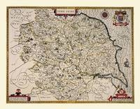 John Speed Map of Yorkshire 1611