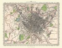 Map of Birmingham 1866