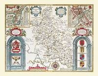 John Speeds Map of Buckinghamshire 1611