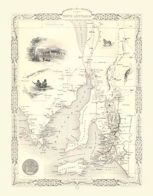 John Tallis Map of South Australia 1851