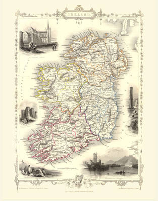 John Tallis Map of Ireland 1851