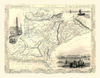 John Tallis Map of Afganistan 1851 - John Tallis