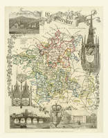 Thomas Moule Map of Worcestershire 1836