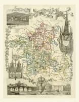 Thomas Moule Map of Worcestershire 1836 - Thomas Moule