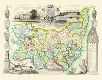 Thomas Moule Map of Suffolk 1836 - Thomas Moule