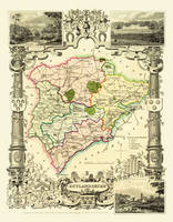 Thomas Moule Map of Rutlandshire 1836 - Thomas Moule