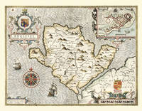 John Speed Map of Anglesey 1611