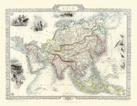 John Tallis Map of Asia 1851 - John Tallis