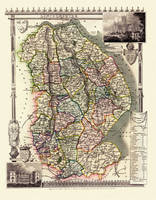 Thomas Moule Map of Lincolnshire 1836