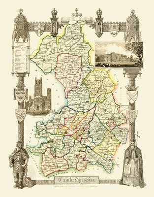 Thomas Moule Map of Cambridgeshire 1836