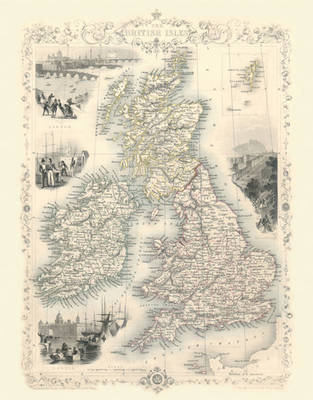 John Tallis Map of Great Britain 1851