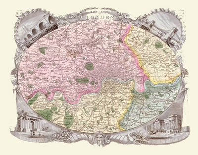 Thomas Moule Map of London 1836 - Thomas Moule