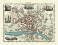 John Tallis Map of Newcastle on Tyne 1851 - John Tallis