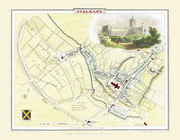 Cole and Roper Old Map of St Albans 1810