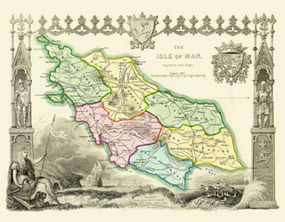 Thomas Moule Map of the Isle of Man 1836