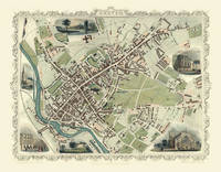 John Tallis Map of Exeter 1851