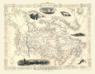 John Tallis Map of Canada 1851 - John Tallis