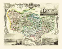 Thomas Moule Map of Kent 1836