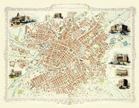 John Tallis Map of Manchester 1851
